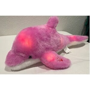 Light Up‎ Plush Dolphin Pink - Lights Change Colors